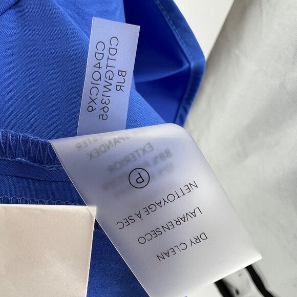 Calvin Klein Commuter Halter A-Line Dress Dazzling Blue Size 2 NWT - Picture 8 of 11